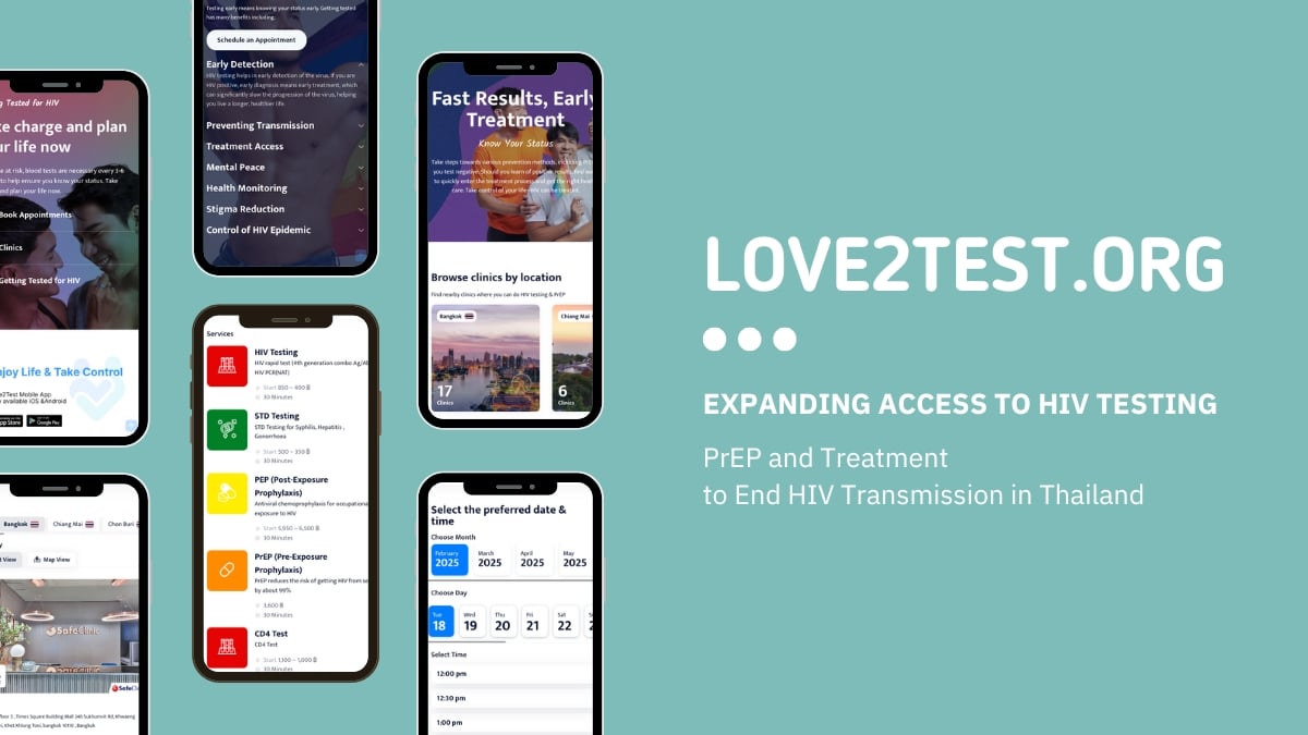 Love2Test Expands Access to HIV Testing, PrEP, and Treatment in Thailand